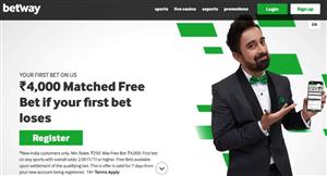 Betway Promo Code India